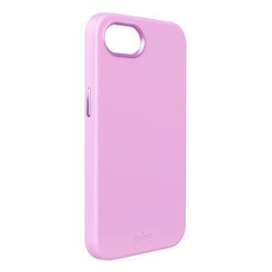 Puro Liquid Silicon Cover "ICON MAG PRO" with Magsafe, metal buttons ir camera ring for Apple iPhone 16E, pink