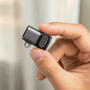 Wozinsky WAYGS1 USB-C Adapter for Garmin Smartwatch - pilkos spalvos - Image 4