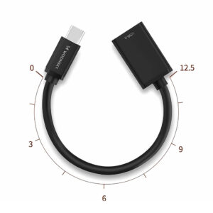 Wozinsky WOTGY1S USB-C 3.0 (male) - USB-A 3.0 (female) OTG Adapter - juodos spalvos - Image 8