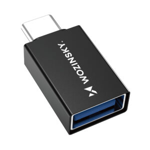Wozinsky W10GY1S USB-C - USB-A 3.2 10Gb/s Adapter - juodos spalvos - Image 2