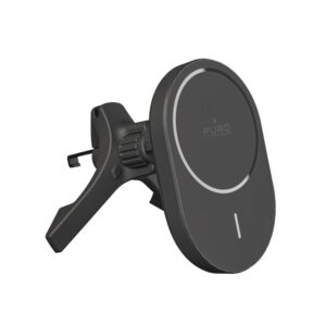 Puro Car Holder with Qi2 Charger, MagSafe Compatible - juodos spalvos - Image 1