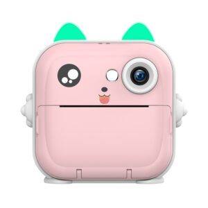 Wozinsky WDT-01 terminis lipdukų spausdintuvas vaikms su kamera - rožinės spalvos - Image 5