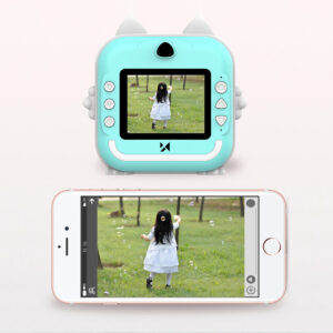 Wozinsky WDT-02 terminis lipdukų spausdintuvas vaiksm su kamera - mėlynos spalvos - Image 9