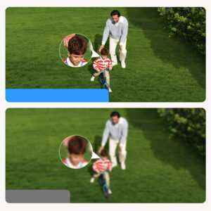 Baseus Security N1 Plus 2K lauko kamera – baltos spalvos - Image 6