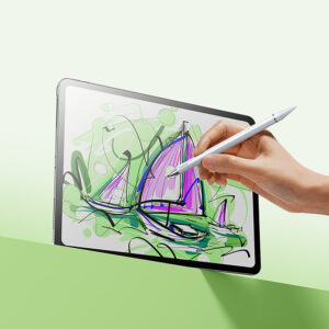 Baseus Smooth Writing III 3in1 Passive Stylus Magnetic Version - baltos spalvos - Image 8