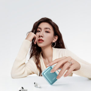 Joyroom JR-PBF27 22.5W 10000mAh Powerbank su dviem integruotais kabeliais - mėlynos spalvos - Image 2