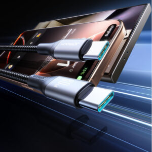 Joyroom S-A28 Flash Series 60W USB-C - USB-C kabelis 1m - juodos spalvos - Image 2