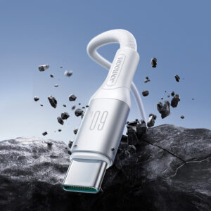 Joyroom S-A28 Flash Series 60W USB-C - USB-C kabelis 1m - baltos spalvos - Image 4