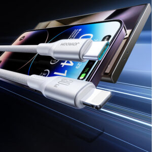 Joyroom S-A28 Flash Series 30W USB-C į Lightning kabelis 1m - baltos spalvos - Image 2