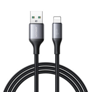 Joyroom S-A28 Flash Series 3A USB-A - Lightning kabelis 2m - juodos spalvos