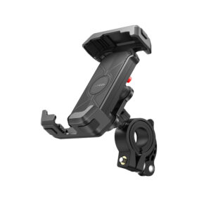 Joyroom JR-ZS428 shockproof handlebar holder skirtas motorcycle, bike, scooter - juodos spalvos - Image 1