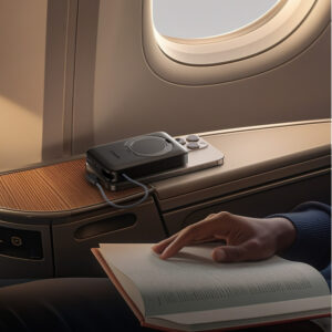 Joyroom JR-PBM02 Powerbank 22.5W 10000mAh 3in1 Magnetic Inductive Compatible with MagSafe with Built-in Cable - juodos spalvos - Image 8