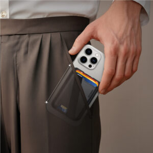Joyroom JR-ZS432 Magnetic Wallet Compatible with MagSafe - juodos spalvos - Image 7
