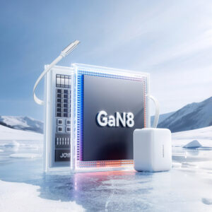 Joyroom JR-TCL06 67W GaN laidinis įkroviklis su Built-in Retractable USB-C kabeliu - baltos spalvos - Image 7