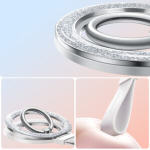 Joyroom JR-ZS425 magnetic ring holder - baltos spalvos - Image 6
