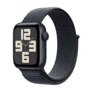 Išmanusis laikrodis Apple Watch SE (2024) GPS 40mm Midnight Aluminium Case with Sport Loop - Midnight
