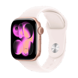 Išmanusis telefonas Watch Apple Watch Series 11 (2025) GPS 42mm Rose Gold Aluminium Case with Sport Band S/M - Light Blush - Image 1