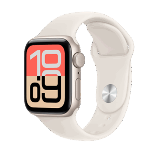 Išmanusis laikrodis Apple Watch SE 3 (2025) GPS 40mm Starlight Aluminium Case with Sport Band S/M - Starlight