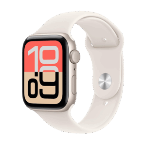 Išmanusis laikrodis Apple Watch SE 3 (2025) GPS 44mm Starlight Aluminium Case with Sport Band S/M - Starlight