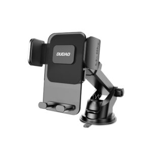 Dudao F8Max+ car holder for dashboard or windshield - juodos spalvos