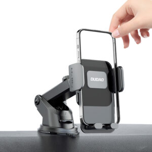 Dudao F8Max+ car holder for dashboard or windshield - juodos spalvos - Image 5