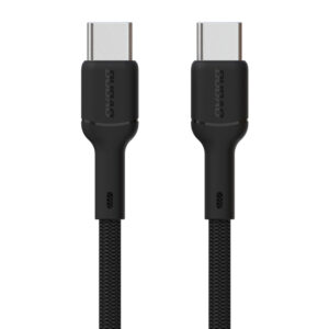 Dudao L9C 65W USB-C - USB-C 1m kabelis - juodos spalvos