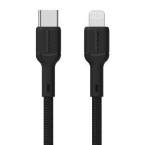 Dudao L9X 30W USB-C - Lightning kabelis 1m - juodos spalvos