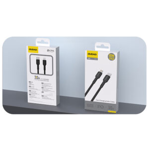 Dudao L9X 30W USB-C - Lightning kabelis 1m - juodos spalvos - Image 2