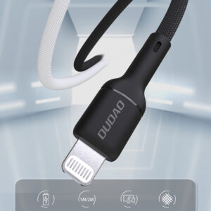 Dudao L9X 30W USB-C - Lightning kabelis 1m - juodos spalvos - Image 4