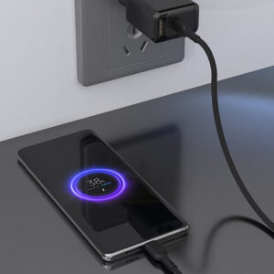 Dudao L9X 30W USB-C - Lightning kabelis 1m - juodos spalvos - Image 8