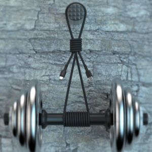 Dudao L9X 30W USB-C - Lightning kabelis 2m - juodos spalvos - Image 5