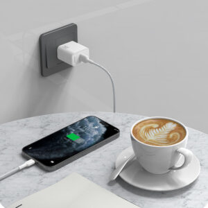 Dudao L9T 5A USB-A - USB-C kabelis 1m - baltos spalvos - Image 3