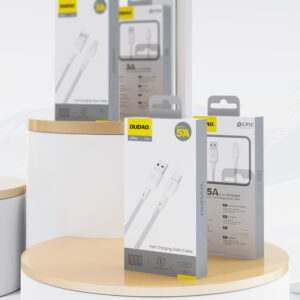 Dudao L9T 5A USB-A - USB-C kabelis 1m - baltos spalvos - Image 5