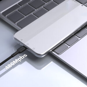 Dudao L9T 5A USB-A - USB-C kabelis 1m - juodos spalvos - Image 3