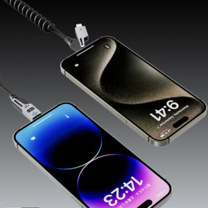 Dudao L20 Pro 4-in-1 USB-A / USB-C - Lightning / USB-C kabelis - juodos spalvos - Image 7