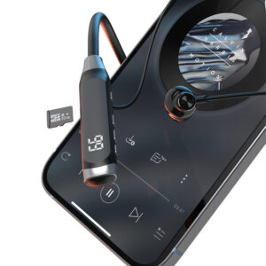 Dudao U5 Max Bluetooth Neckband belaidės ausinės - juodos spalvos - Image 2