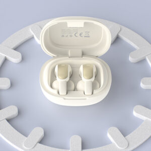 Dudao U20 Pro TWS Bluetooth belaidės ausinės - baltos spalvos - Image 4