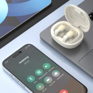 Dudao U20 Pro TWS Bluetooth belaidės ausinės - baltos spalvos - Image 5
