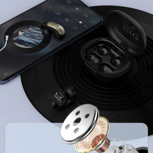 Dudao U20 Pro TWS Bluetooth belaidės ausinės - juodos spalvos - Image 3