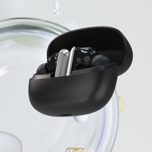 Dudao U21 TWS ANC ENC Bluetooth belaidės ausinės - juodos spalvos - Image 6