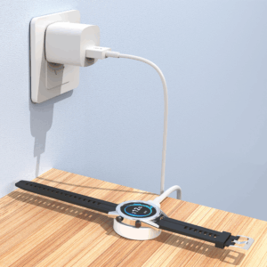 Dudao A12H Wireless Charger for Huawei Smartwatches - baltos spalvos - Image 3