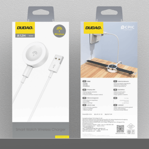 Dudao A12H Wireless Charger for Huawei Smartwatches - baltos spalvos - Image 7