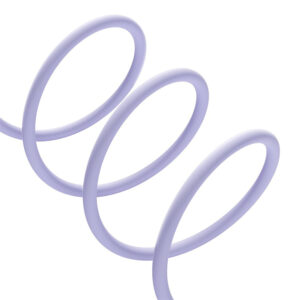 Baseus Pudding 100W USB-C - USB-C kabelis 2m - violetinės spalvos - Image 6