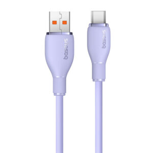 Baseus Pudding 100W USB-A - USB-C kabelis 2m - violetinės spalvos - Image 2