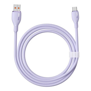 Baseus Pudding 100W USB-A - USB-C kabelis 2m - violetinės spalvos - Image 5