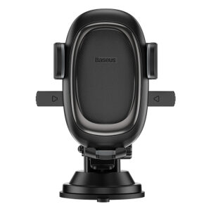 Baseus UltraControl Pro Clamp-on Car Holder su Suction Cup/Hook for Air Vent - juodos spalvos - Image 3