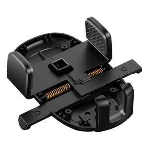 Baseus UltraControl Pro Clamp-on Car Holder su Suction Cup/Hook for Air Vent - juodos spalvos - Image 4