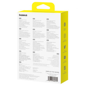 Baseus GaN5 30W USB-C Mini laidinis įkroviklis - baltos spalvos - Image 6
