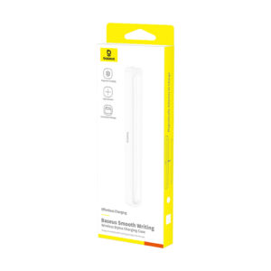 Baseus Smooth Writing Stylus Charging Case with Baseus Simple USB-C 3A kabelis 30cm - baltos spalvos - Image 2