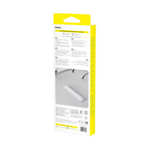 Baseus Smooth Writing Stylus Charging Case with Baseus Simple USB-C 3A kabelis 30cm - baltos spalvos - Image 3